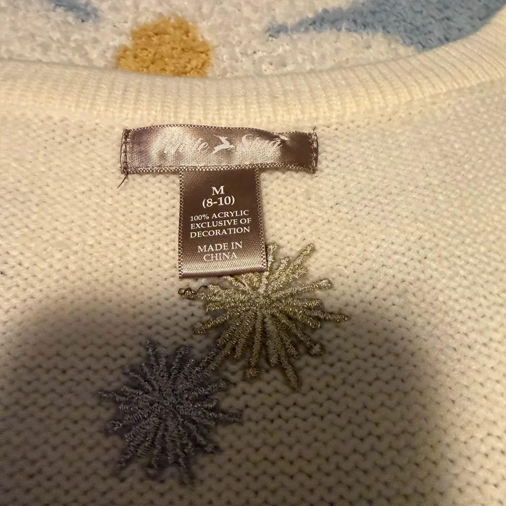 Vintage Festive Snowman and Polar Bear V-neck Christmas Sweater Vest - Image 3