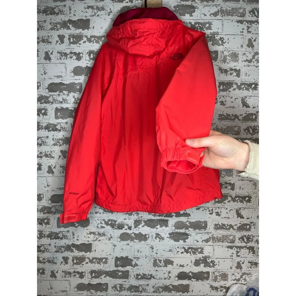 The North face | women bright colored rain coat with hood - Image 10