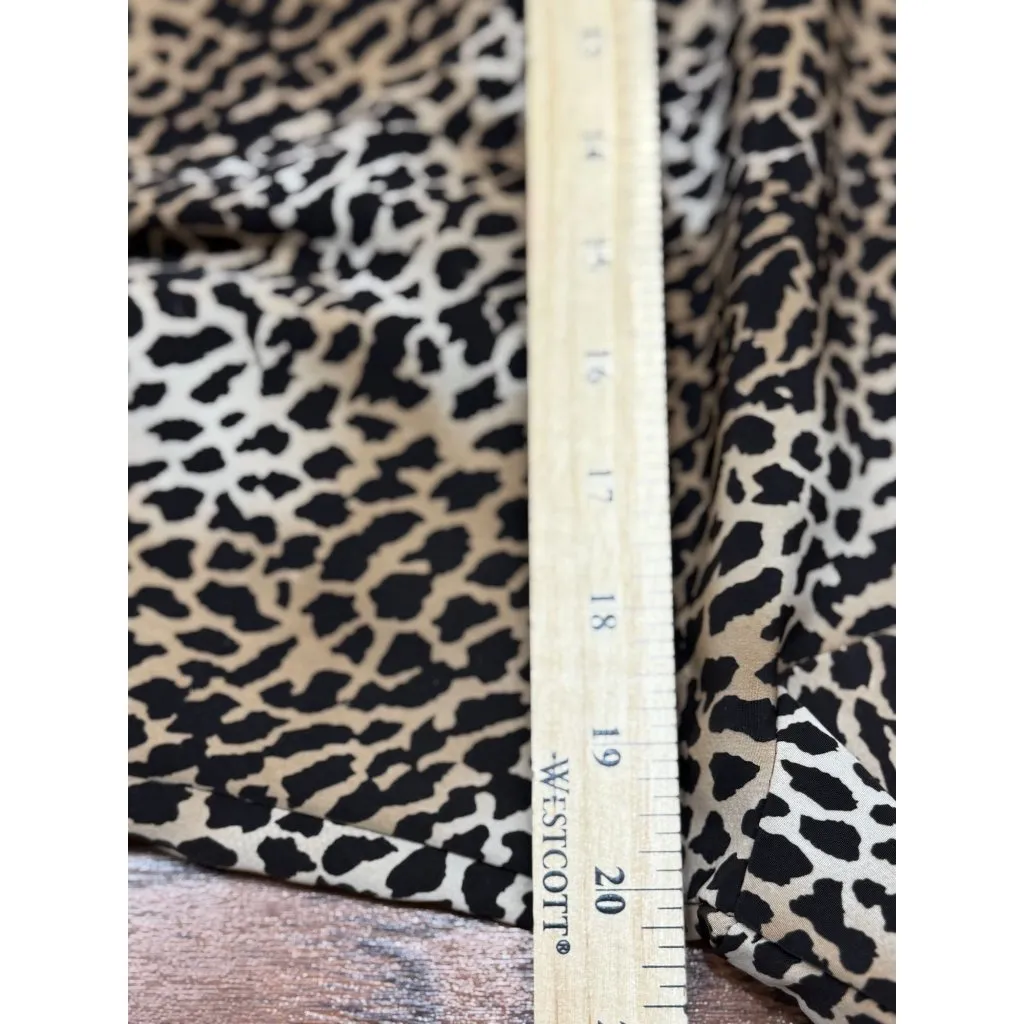 Vintage Christie & Jill Womens 10 Leopard Print Button - Image 8