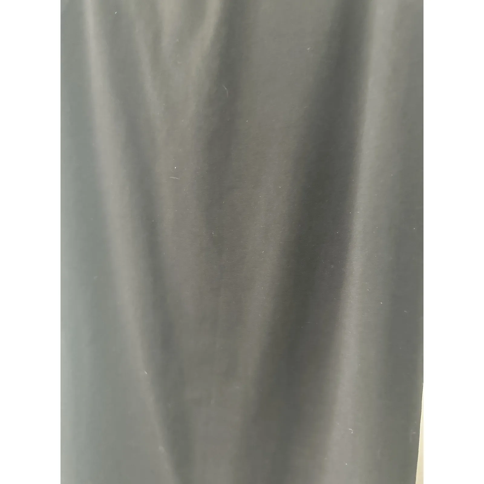 Central Park West Black Stretch Rayon Knit Midi Pencil Skirt Size L Essential - Image 3