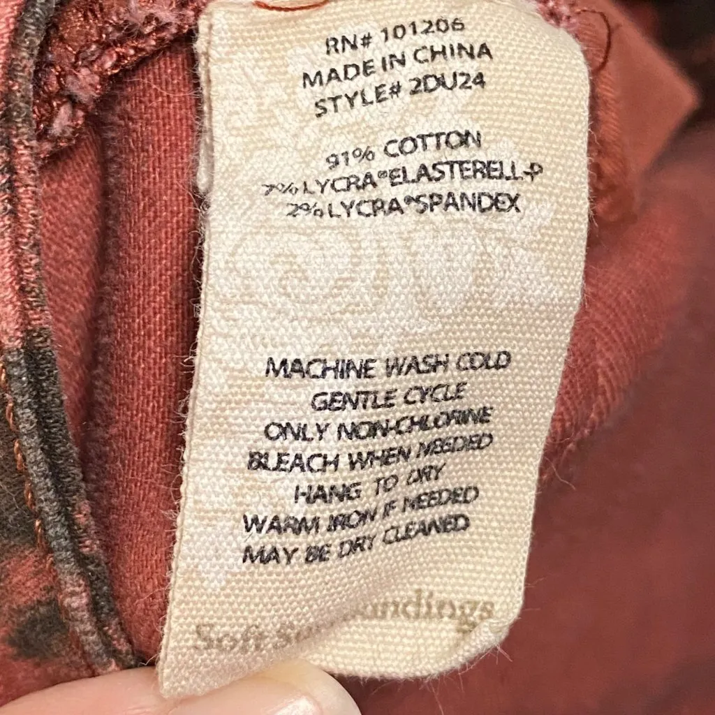 Soft Surroundings Womens The Ultimate High‎ Rise Leopard Skinny Jeans Size 6 - Image 6