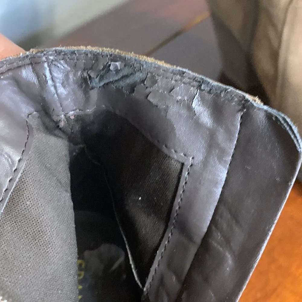 Franco Sarto brown suede ankle booties size 8.5 - Image 10