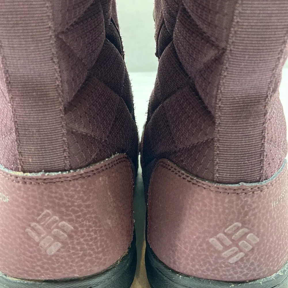 Columbia Dark Purple Ice Maiden II Waterproof Lined Lace Up Boots Size 6.5 NEW - Image 8