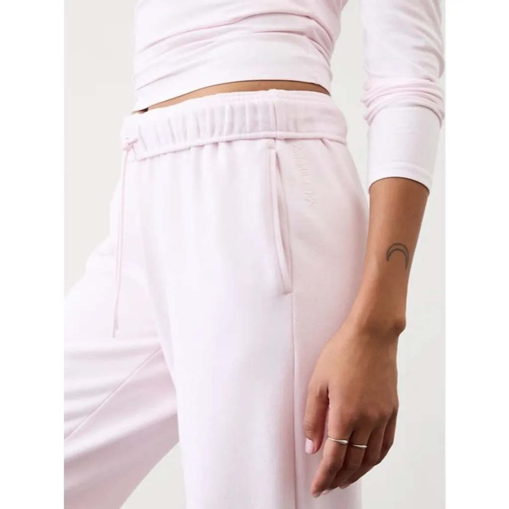Athleta XL Forever Fleece Jogger Shell Pink X-Large Regular - Image 4