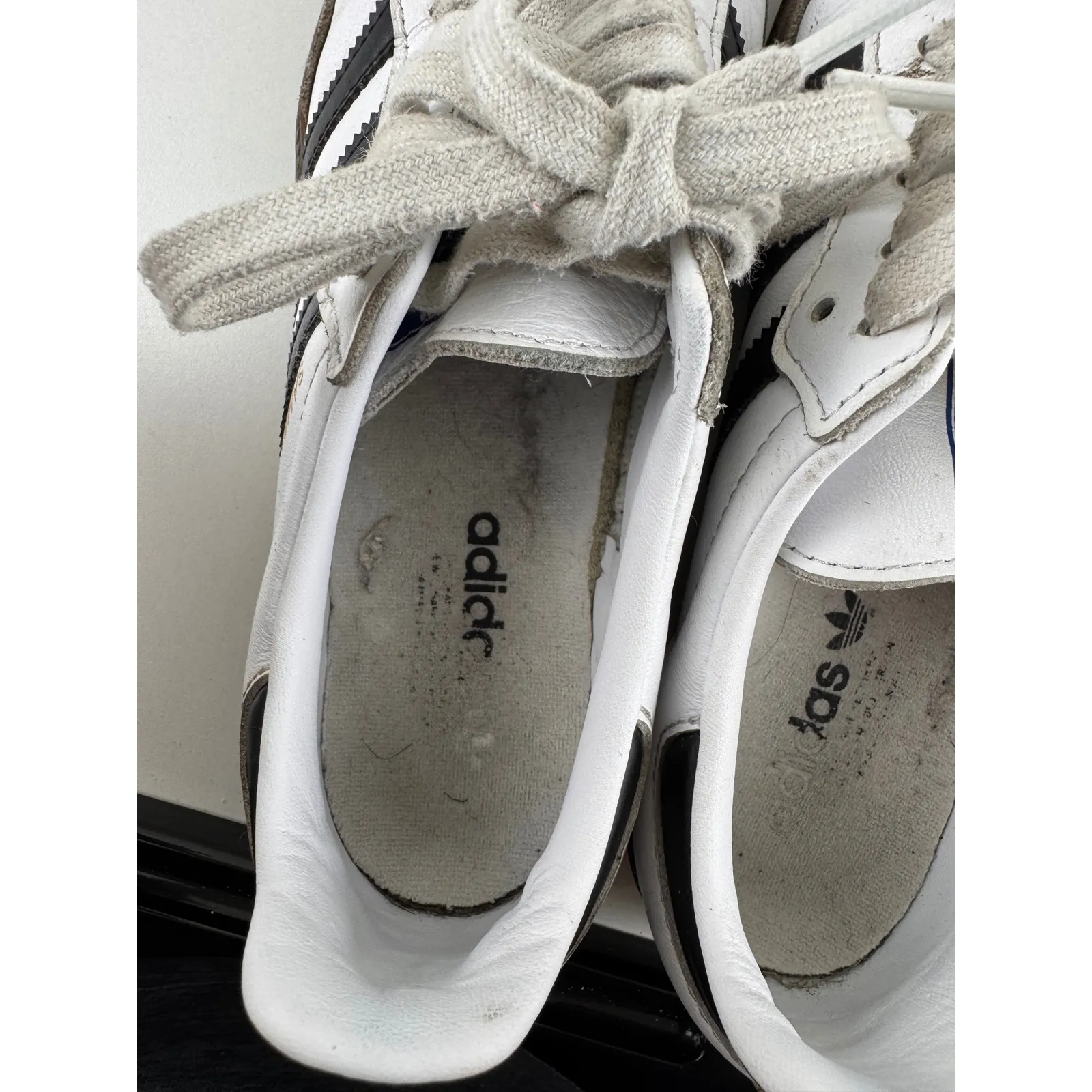 Adidas Samba Classic‎ Retro Leather Sneakers Shoes Womens Size 5 Streetwear - Image 5