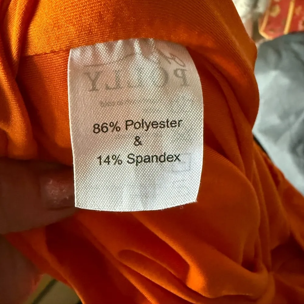 Oh Polly Orange Ruched Mini Dress Size 0 - Image 5