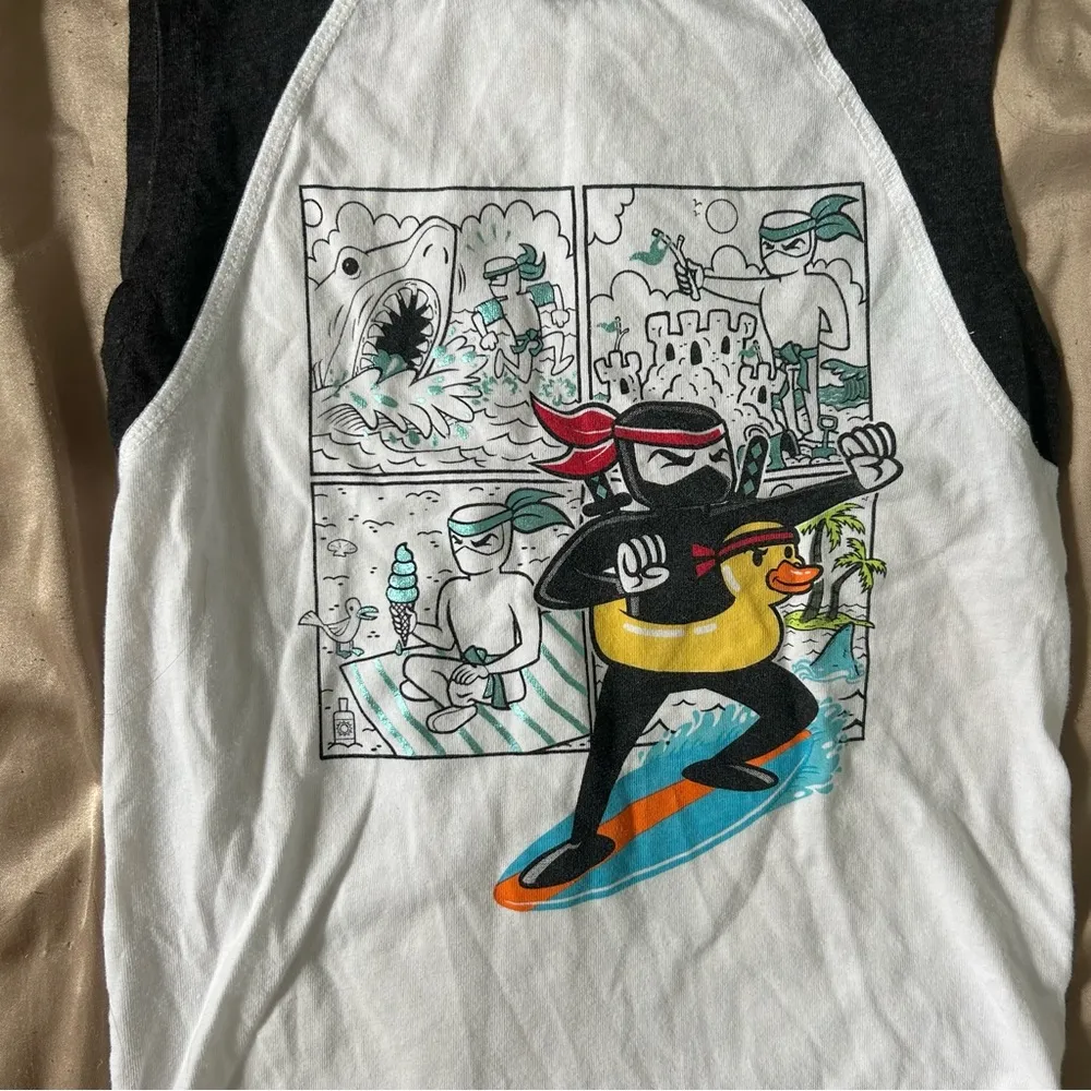 Ninja Manga Panel Muscle Tank Size XXS - Image 2