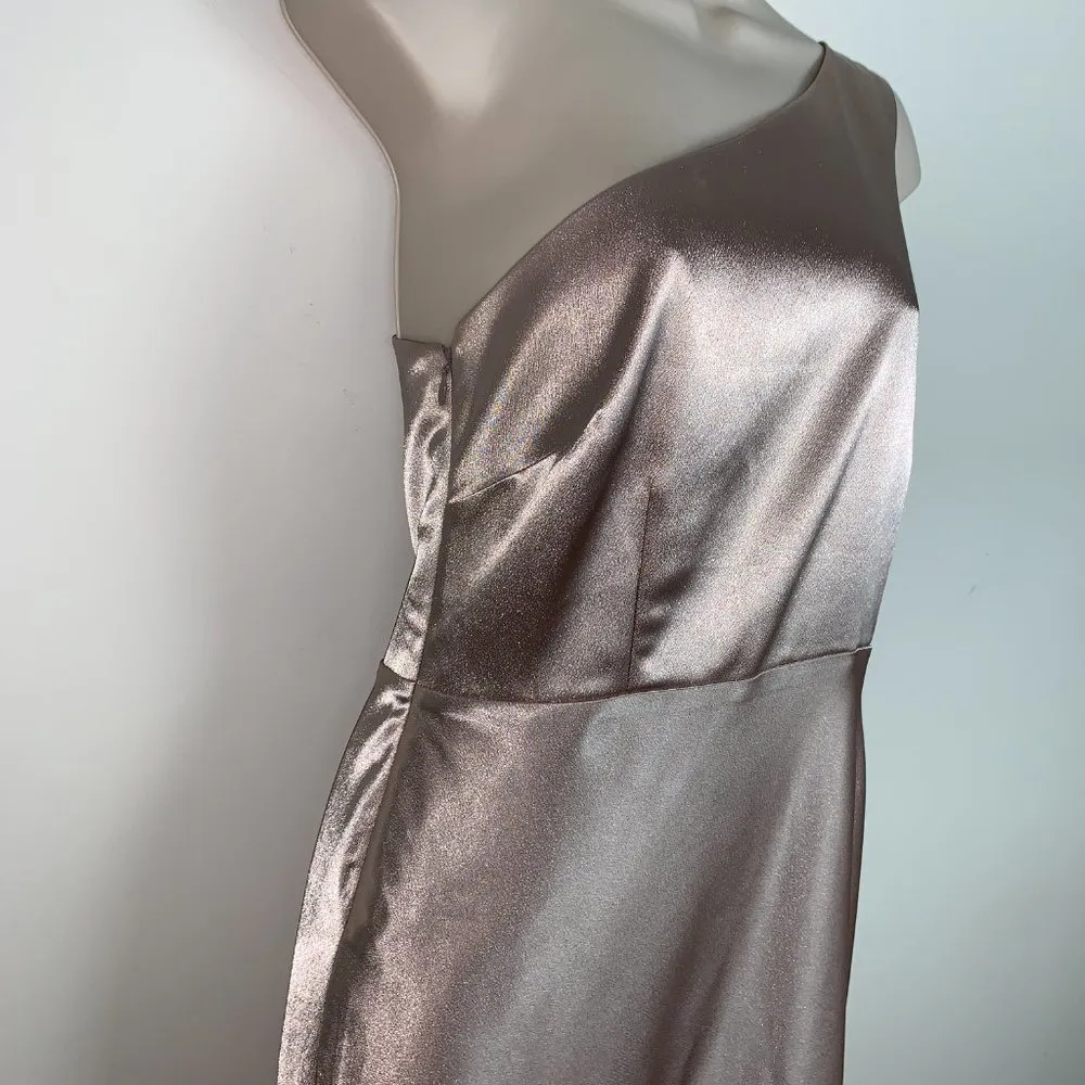 Fashion One Shoulder Long Gown Dress Size S Excellent - Image 5
