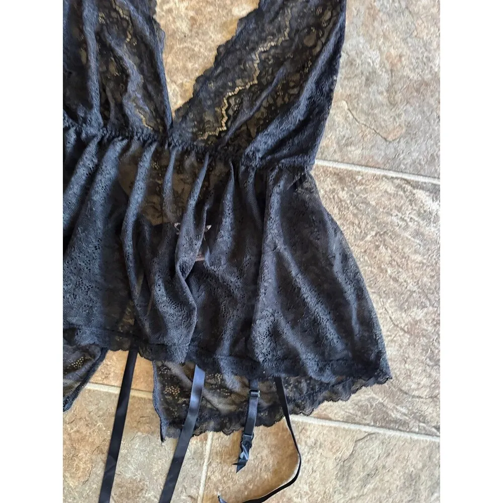 Victoria’s Secret Black Babydoll Dress Size XL - Image 7