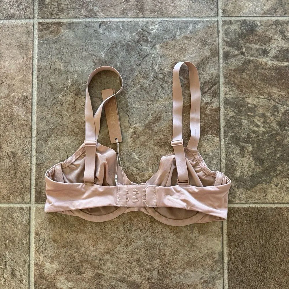 Skims No Show Unlined Demi Bra Clay Size 32C - Image 7
