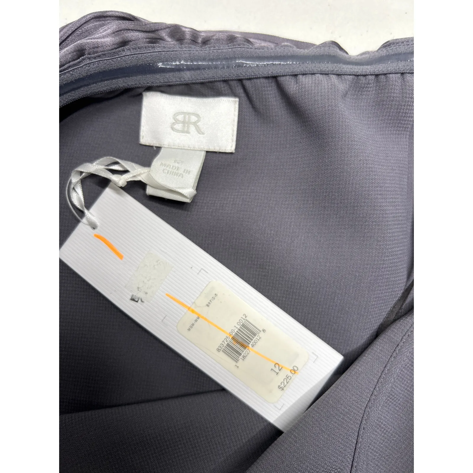 BR Monogram Banana Republic Purple Silk Strapless Maxi Dress in Size 12 NWT - Image 6