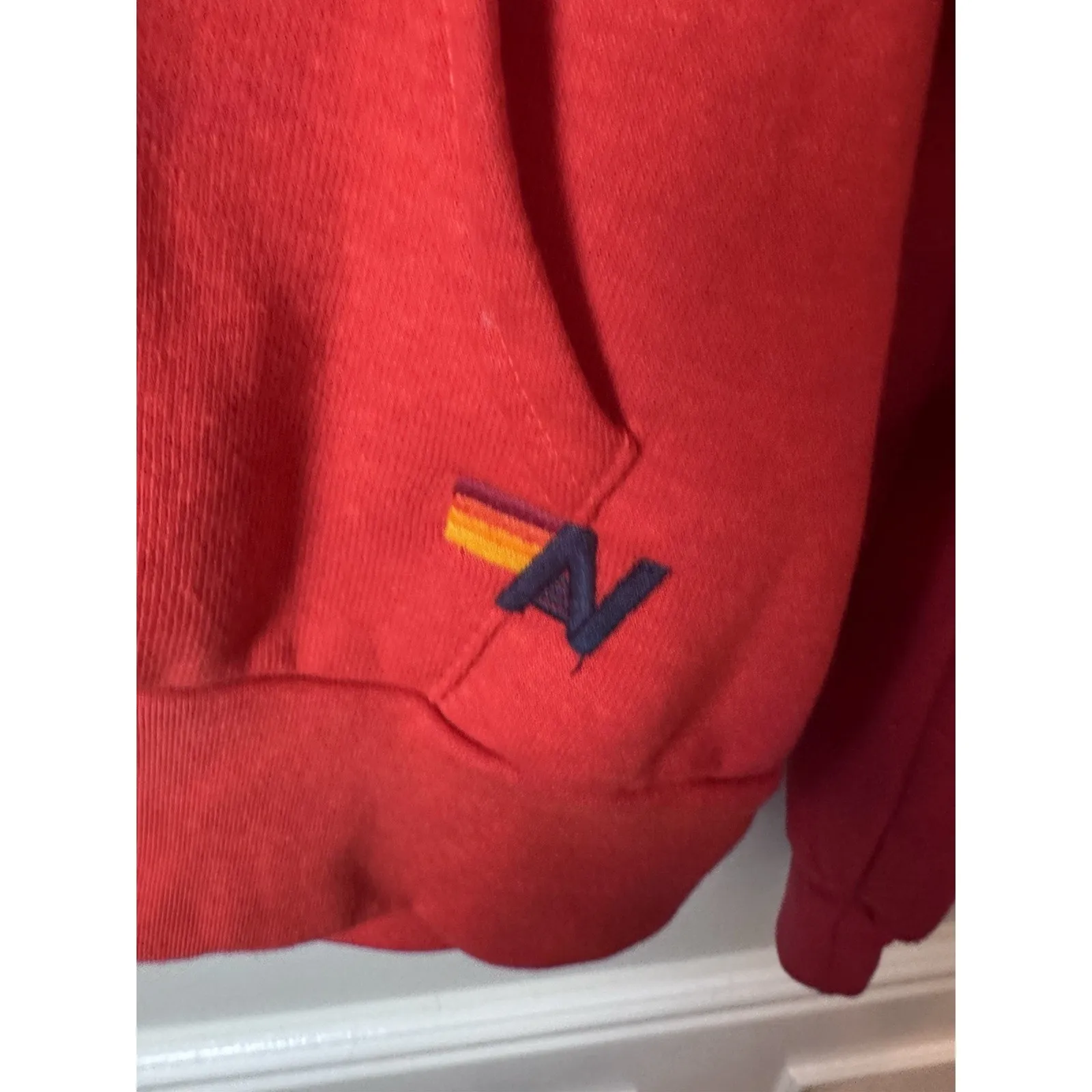 Aviator Nation Red 5 Stripe Zip Up Hoodie Sz XL NWT $189 - Image 13