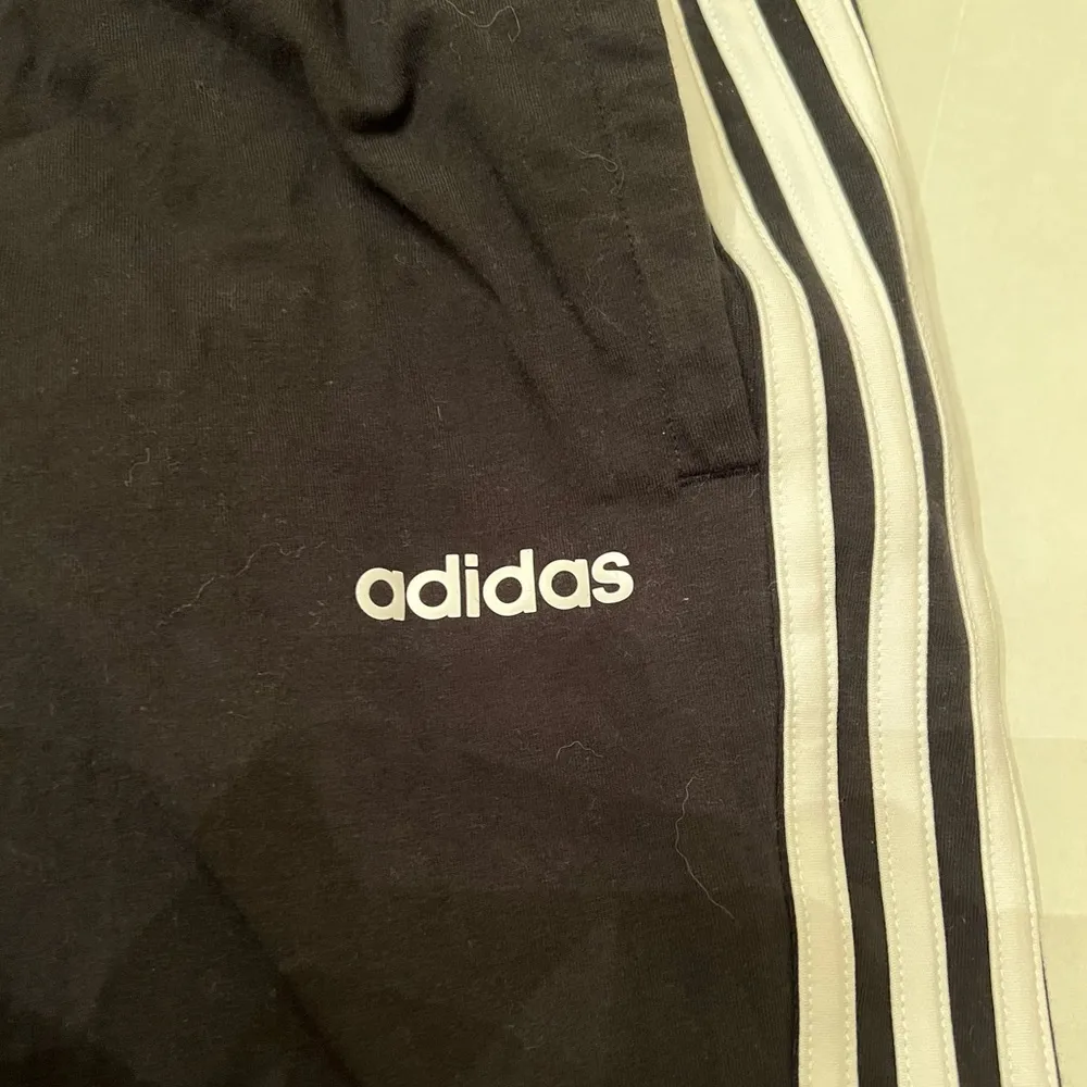 Adidas Women’s Drawstring Cotton Joggers with Pockets - Image 3