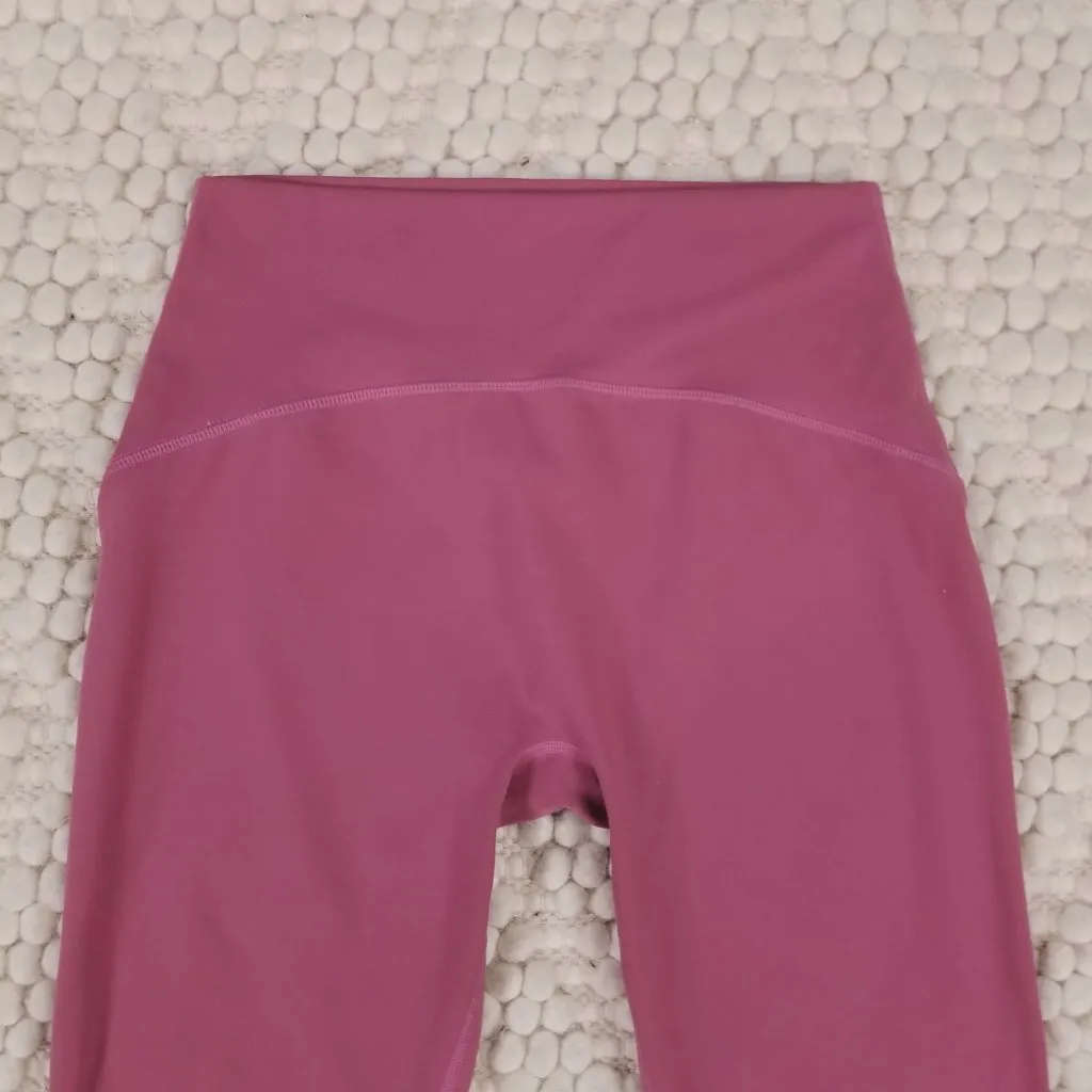 Alphalete Surface Elevation Leggings Candy Apple Sz Small - Image 2