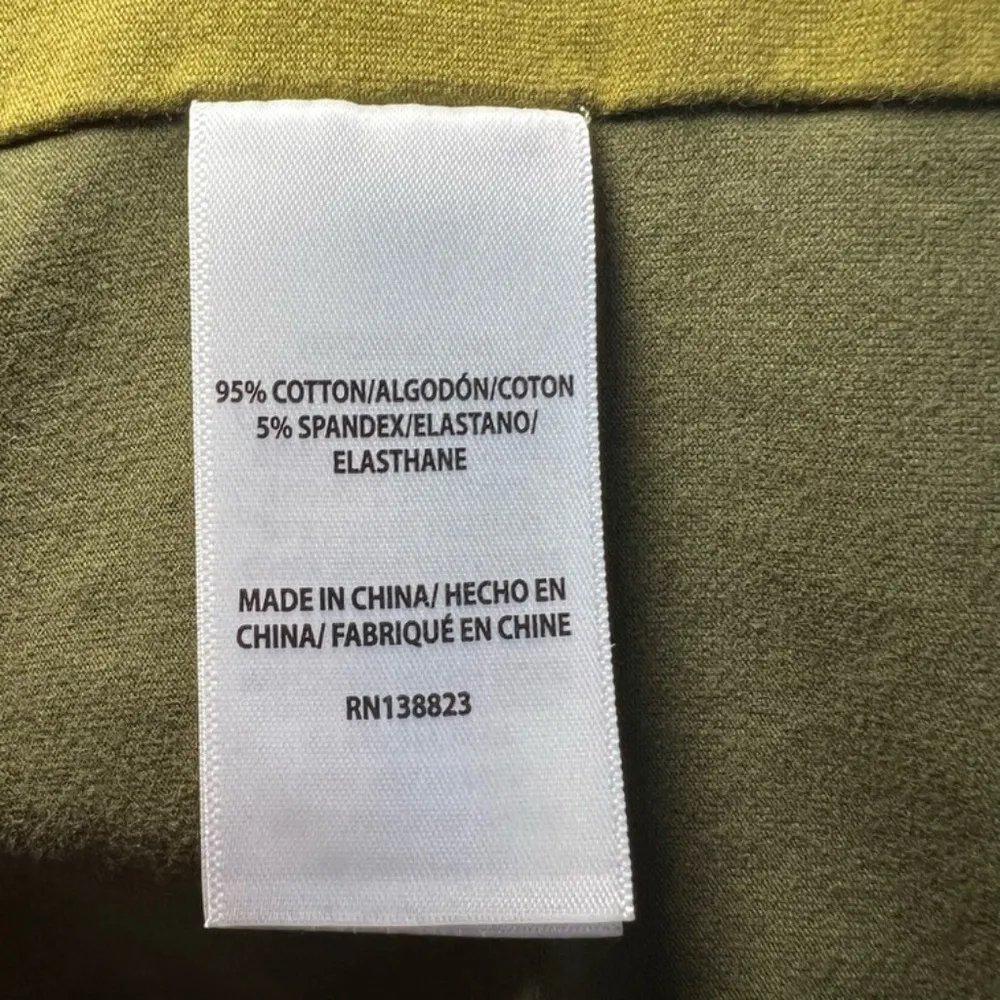 Cleo + Wolf Women's One Shoulder Tank Top Green Western Stretch Graphic Sz Large - Image 11