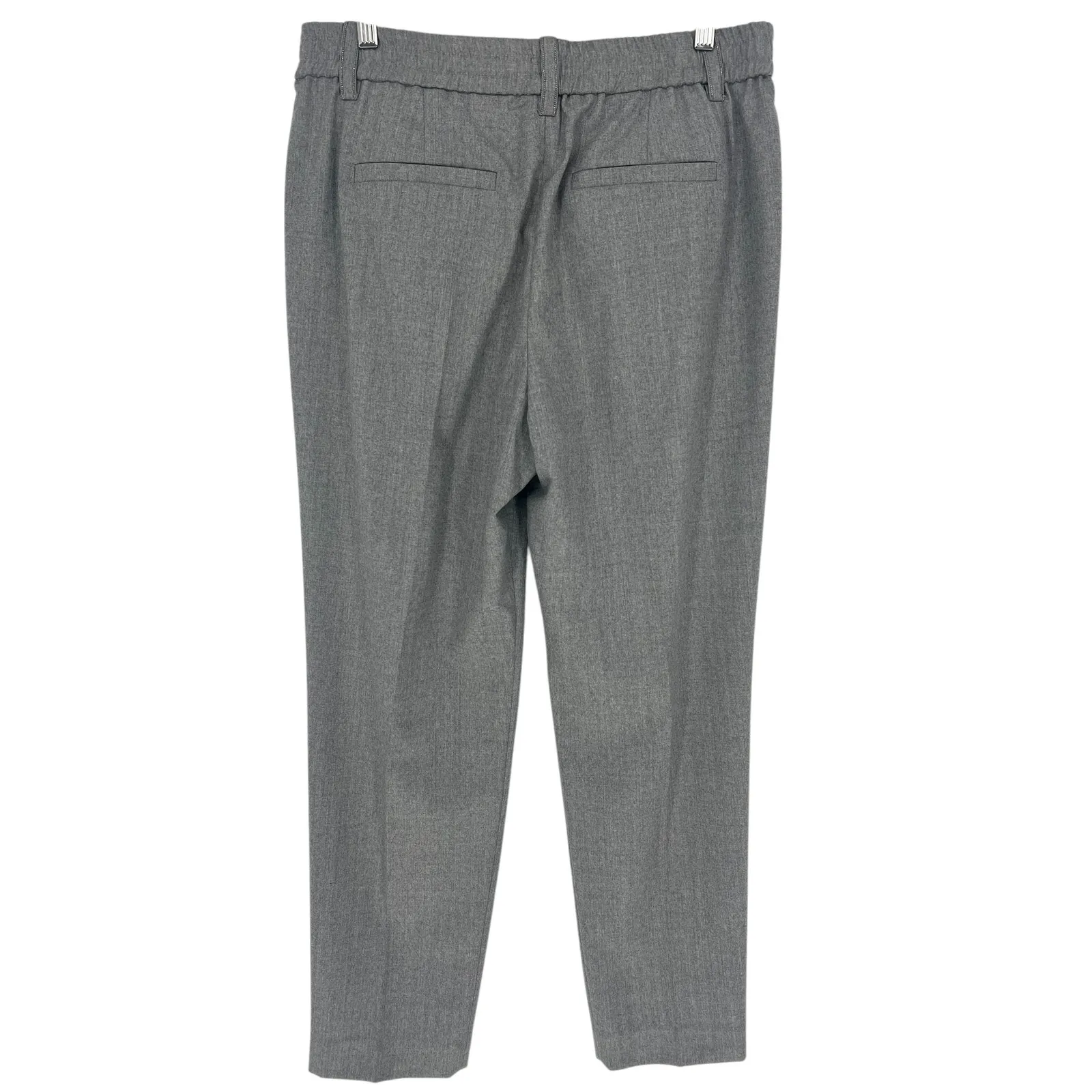 Brunello Cucinelli 100% Wool Monili Gray Pants - Image 10