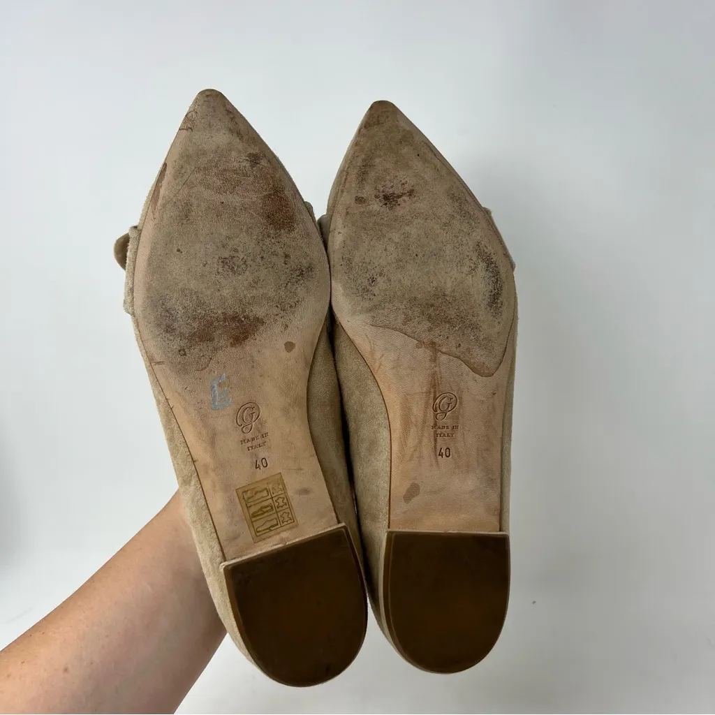 M. Gemi Abbracci Suede Flat Size 40 or US 9 - Image 9