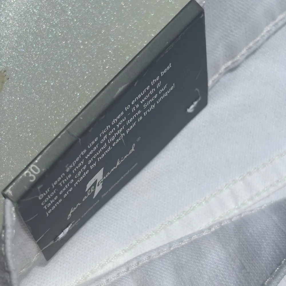 NWT 7 For All Mankind White Bootcut Jeans 30 - Image 3