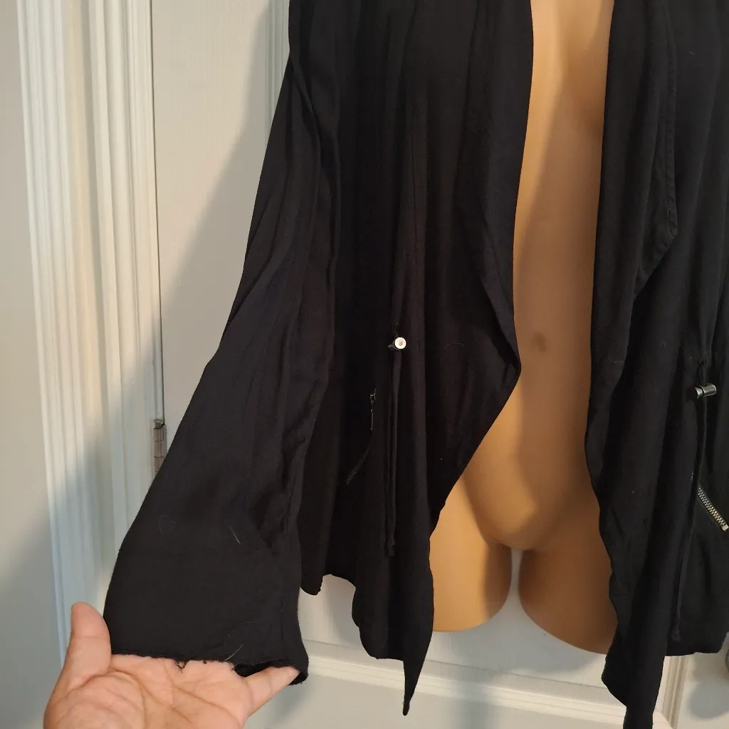 Maurices XL Black Women's Open Front Jacket - Image 6