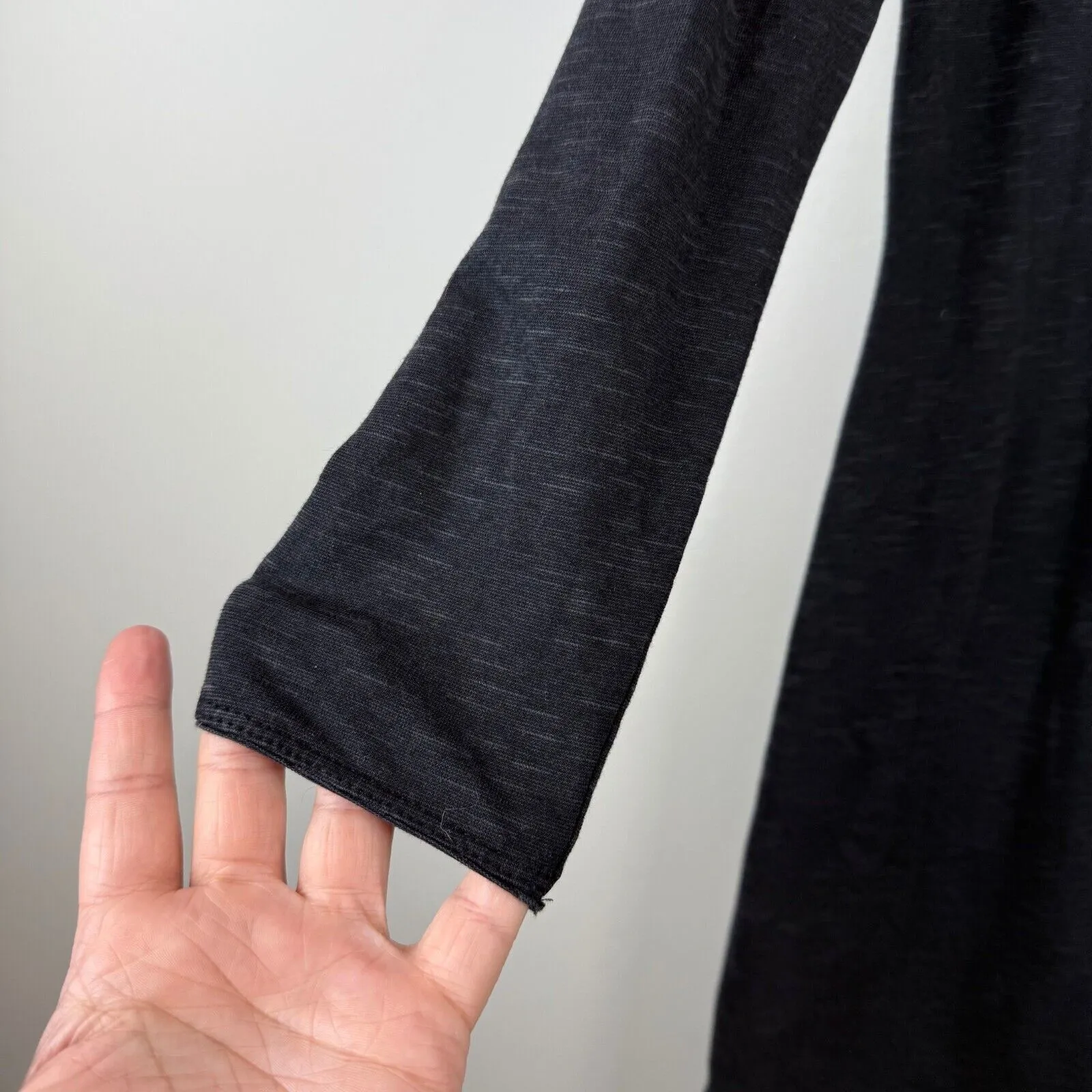 Horny Toad Mini Dress Women's Medium Gray Space-Dye Organic‎ Cotton Blend Basic - Image 4