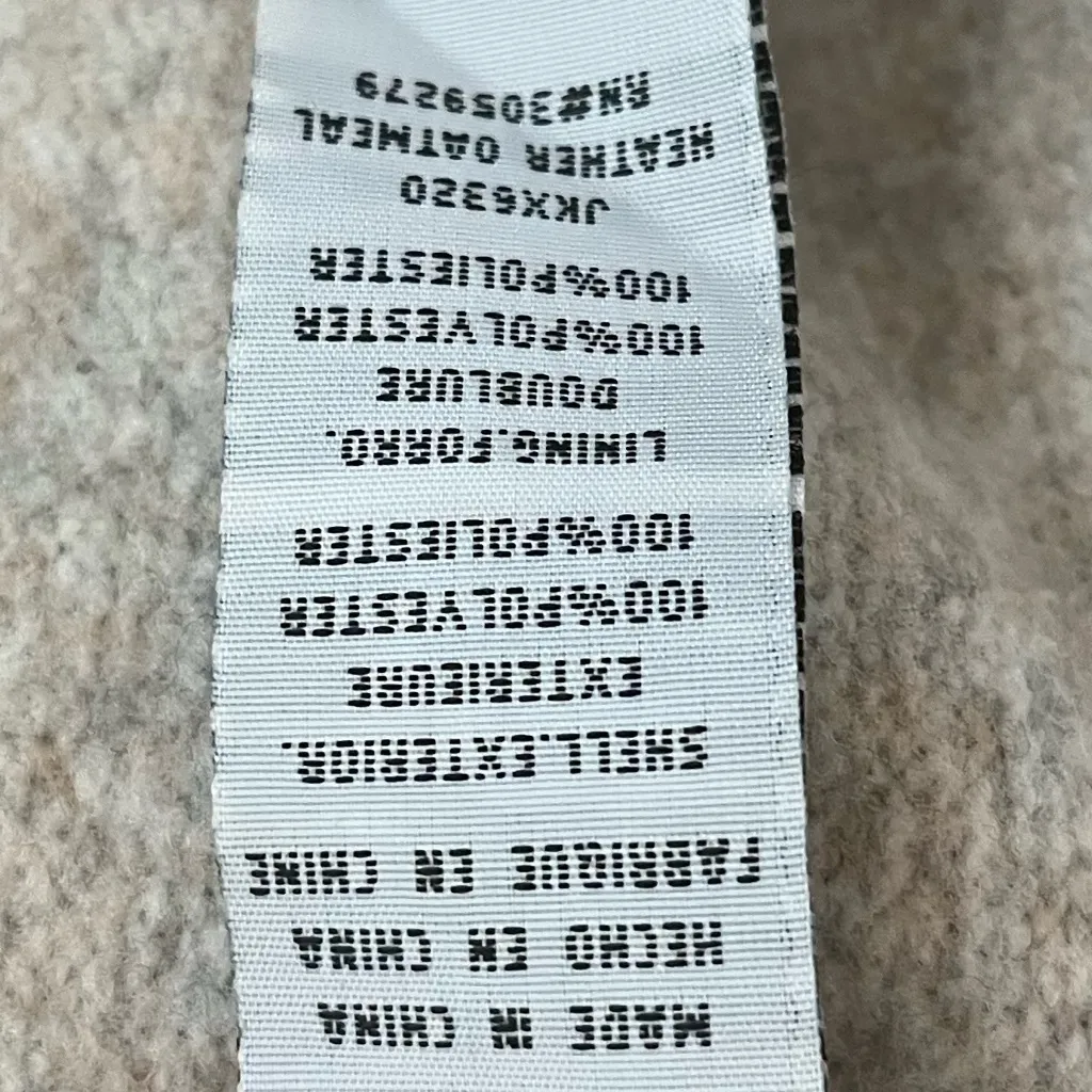 Thread & Supply Heather Oatmeal Hooded Pullover Size L Brown Size L - Image 13