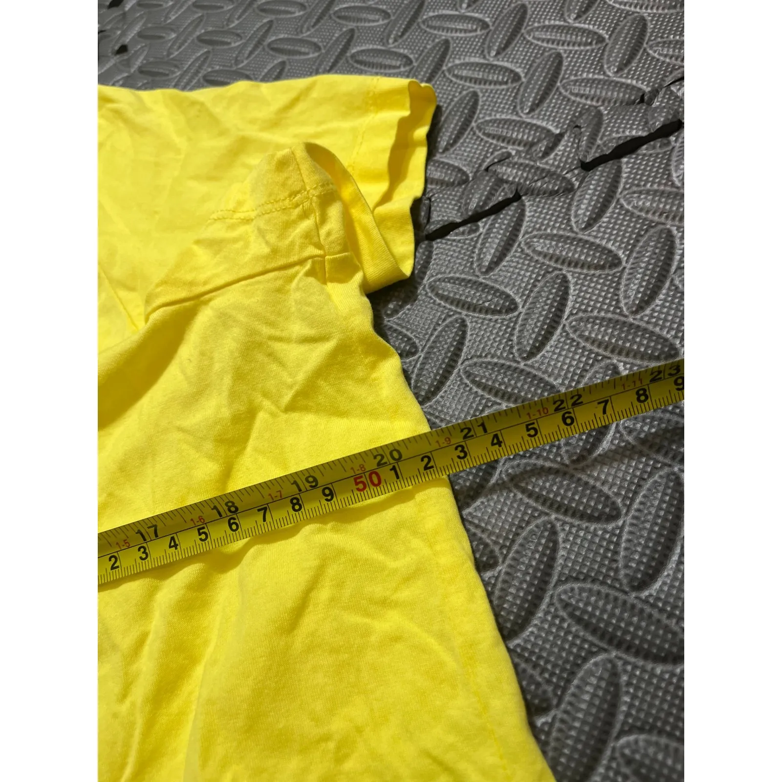 NWT J. Crew G1390 Bright Yellow Side Tie Short-Sleeve T-Shirt Size Large - Image 5