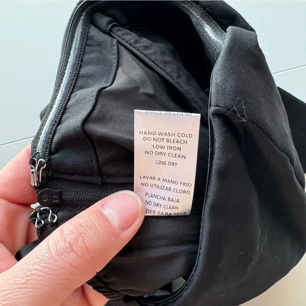 Mable back bow‎ Black Strapless Top small NWT - Image 7