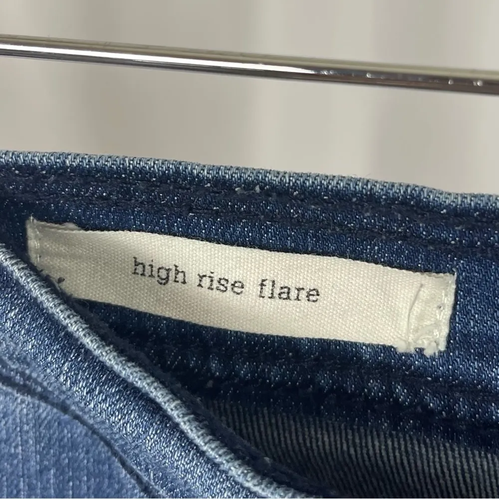 Silence + Noise Size 29 High Rise Flare Jeans Medium Wash 60's 70's Hippie - Image 5