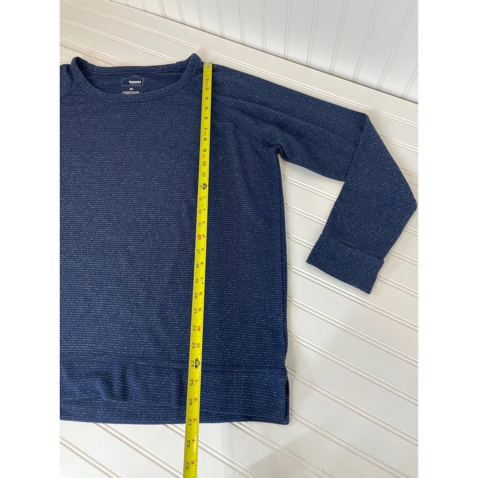 Sonoma  Turtle Neck Waffle Knit Top &  Crew Neck Raglan Tee Womens Bundle Sz XL - Image 8