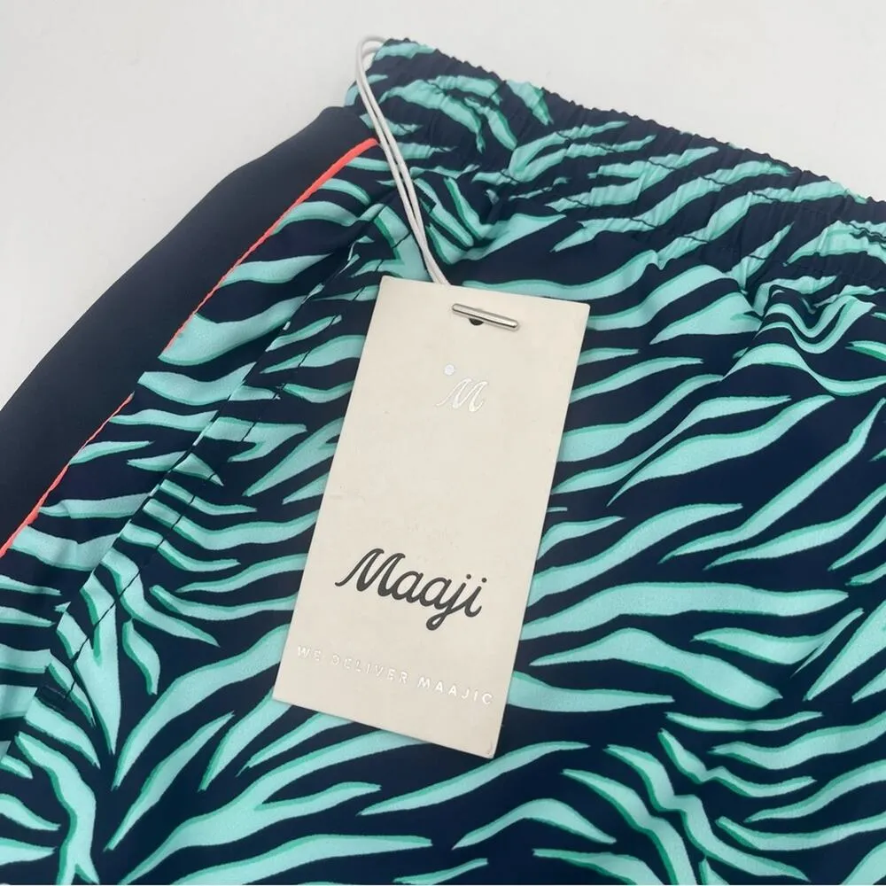 MAAJI Shorts Zebra Active Gym Beach Swim Athletic Interior Liner Size Medium NWT - Image 3