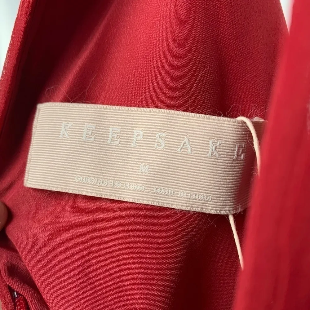 NWT Keepsake the Label Skylines Playsuit in Scarlet Red Size‎ Medium - Image 5