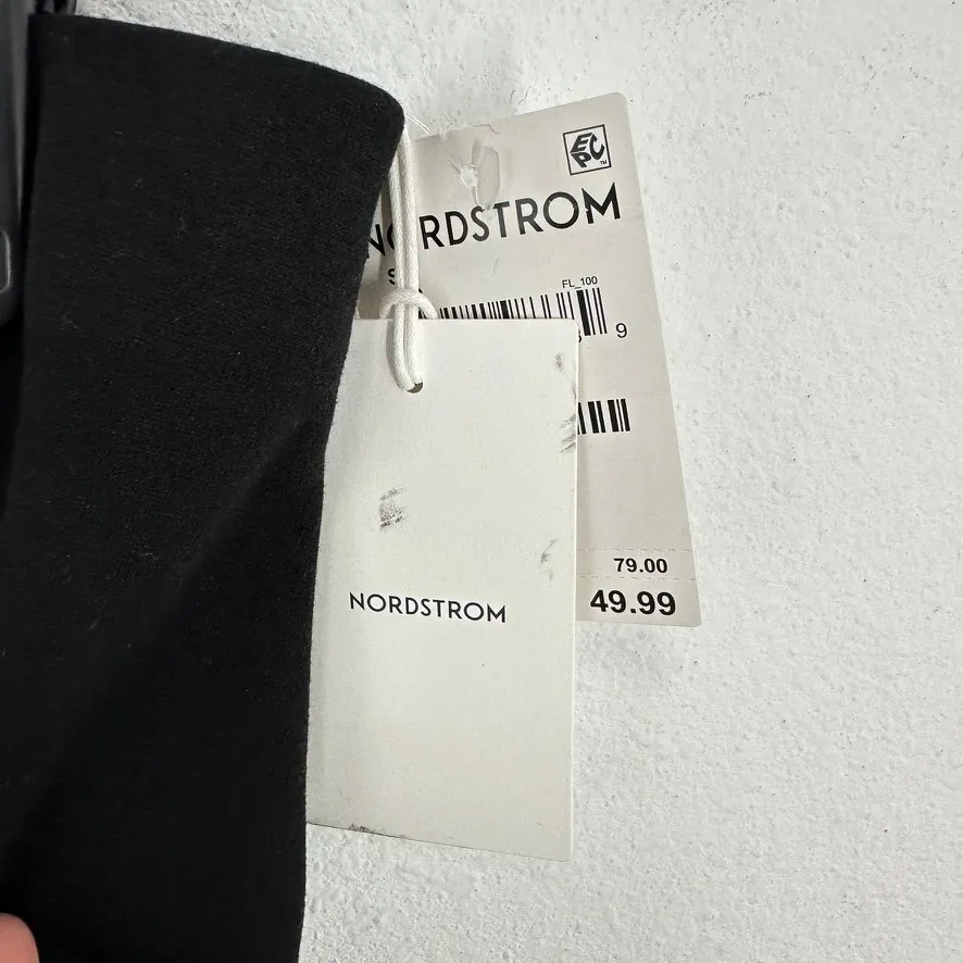 Nordstrom Black Midi Pencil Skirt Career Business Office Workwear Classic NWT - Image 2