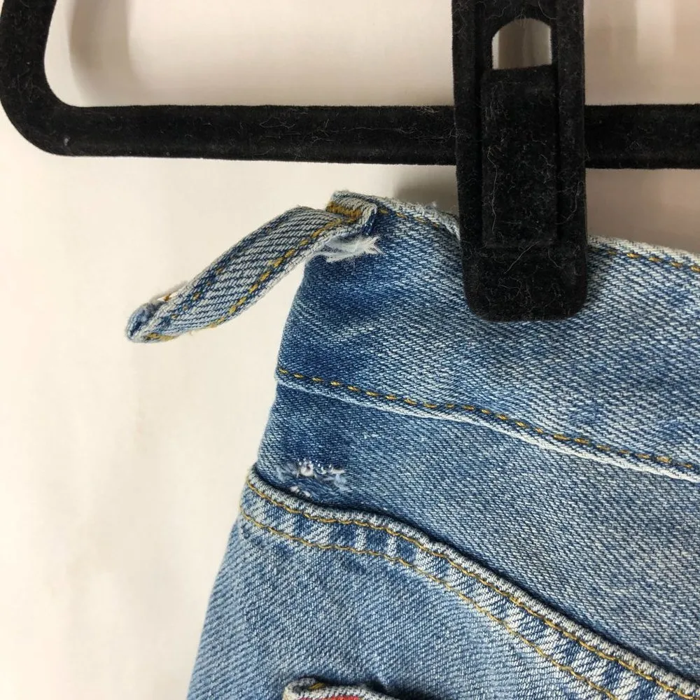 BDG Urban Outfitters Womens Mom High Rise Jeans Distressed Medium Wash 28 - Image 3