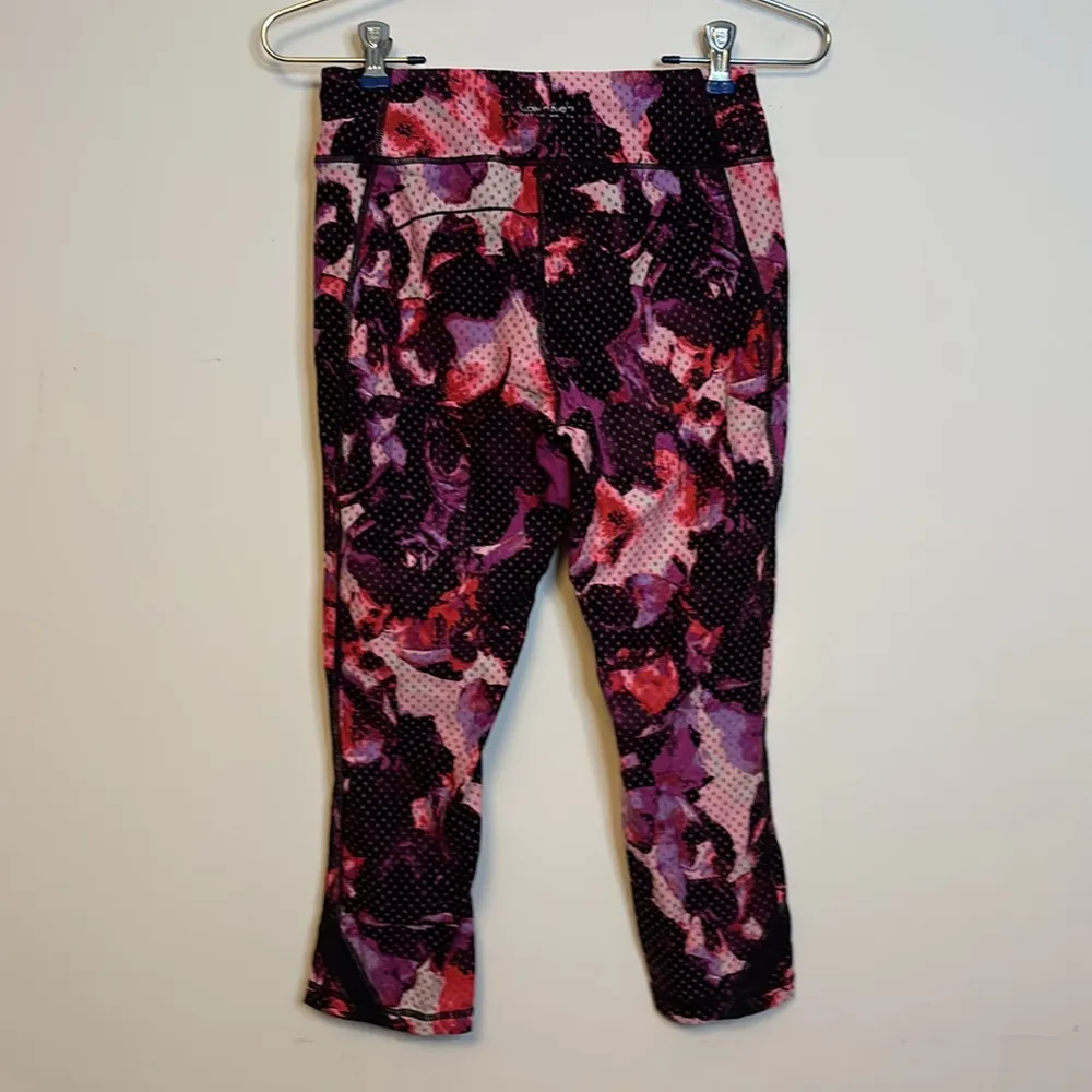 Calvin Klein performance quick dry athletic leggings size S Purple - Image 2