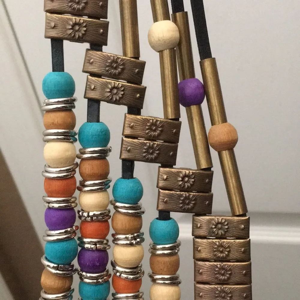 FINAL MARKDOWN Beaded Leather Belt - Image 6