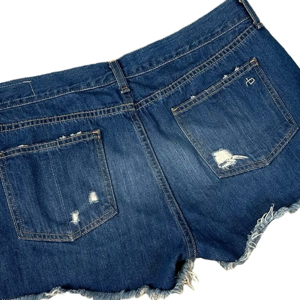 Revolve Rag & Bone The Cut-Off Jean Shorts in Freeport Size 29 Distressed Retro - Image 10