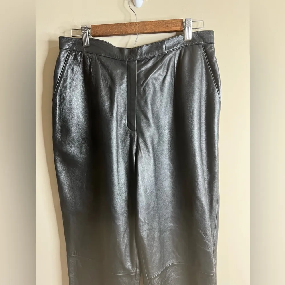 Vintage jones New York leather pants size 14 - Image 7