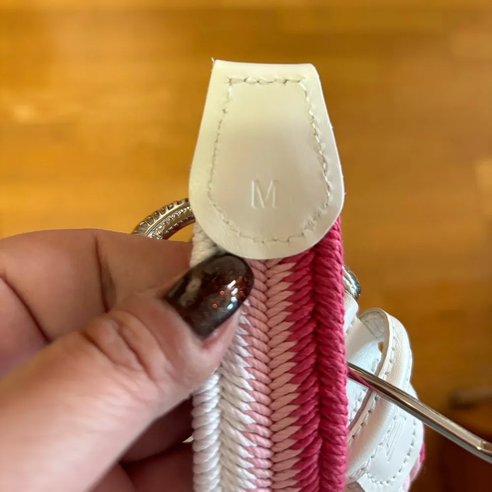 Alero Sport The Penelope Coastal Preppy Golfing Tennis Prep Quiet Luxury Belt M Pink - Image 6