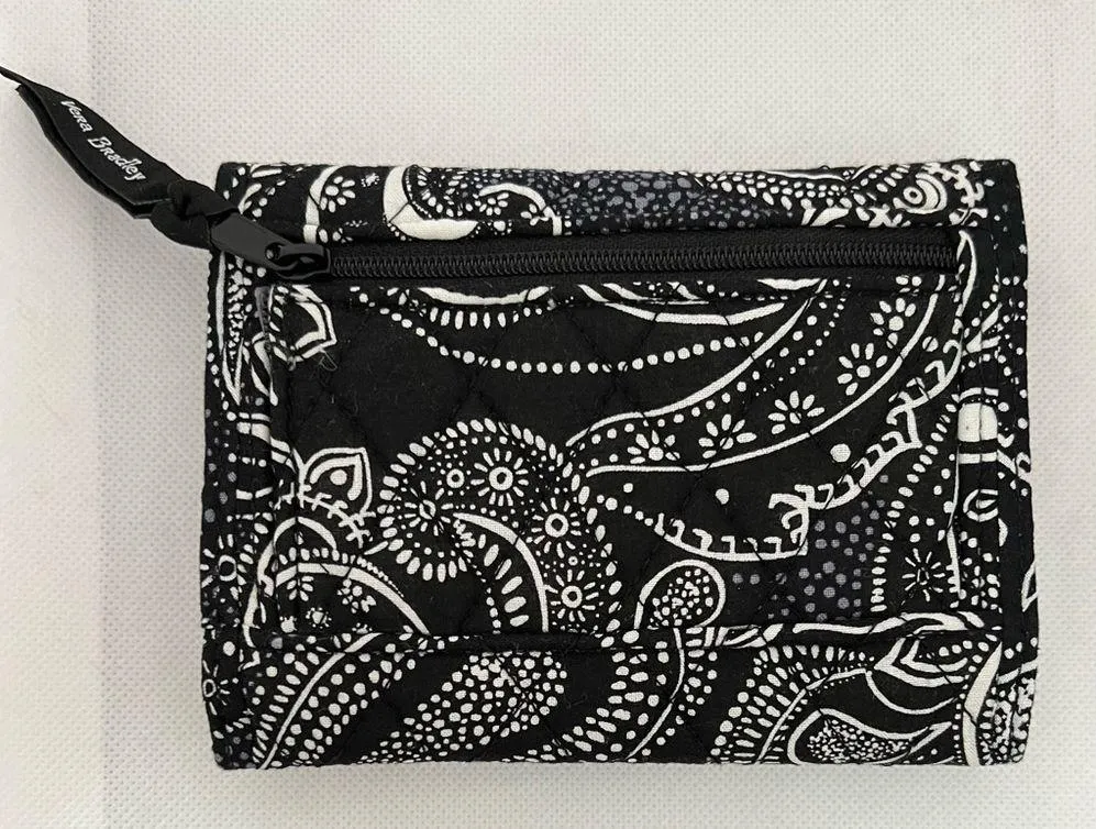 Vera Bradley | ladies Stellar Paisley RFID Euro trifold wallet. - Image 6