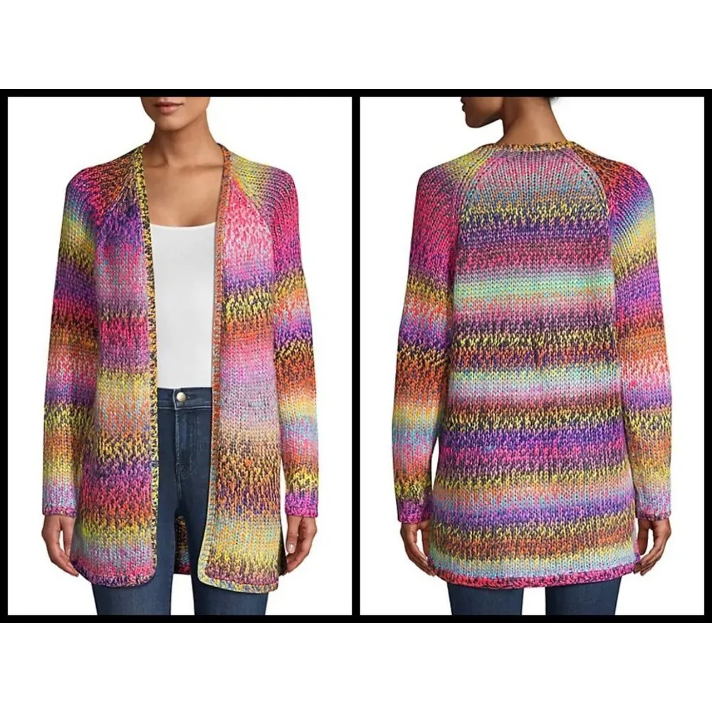 💕WILDFOX💕 Aspen Cardigan ~ Multi Colored Rainbow - Image 8