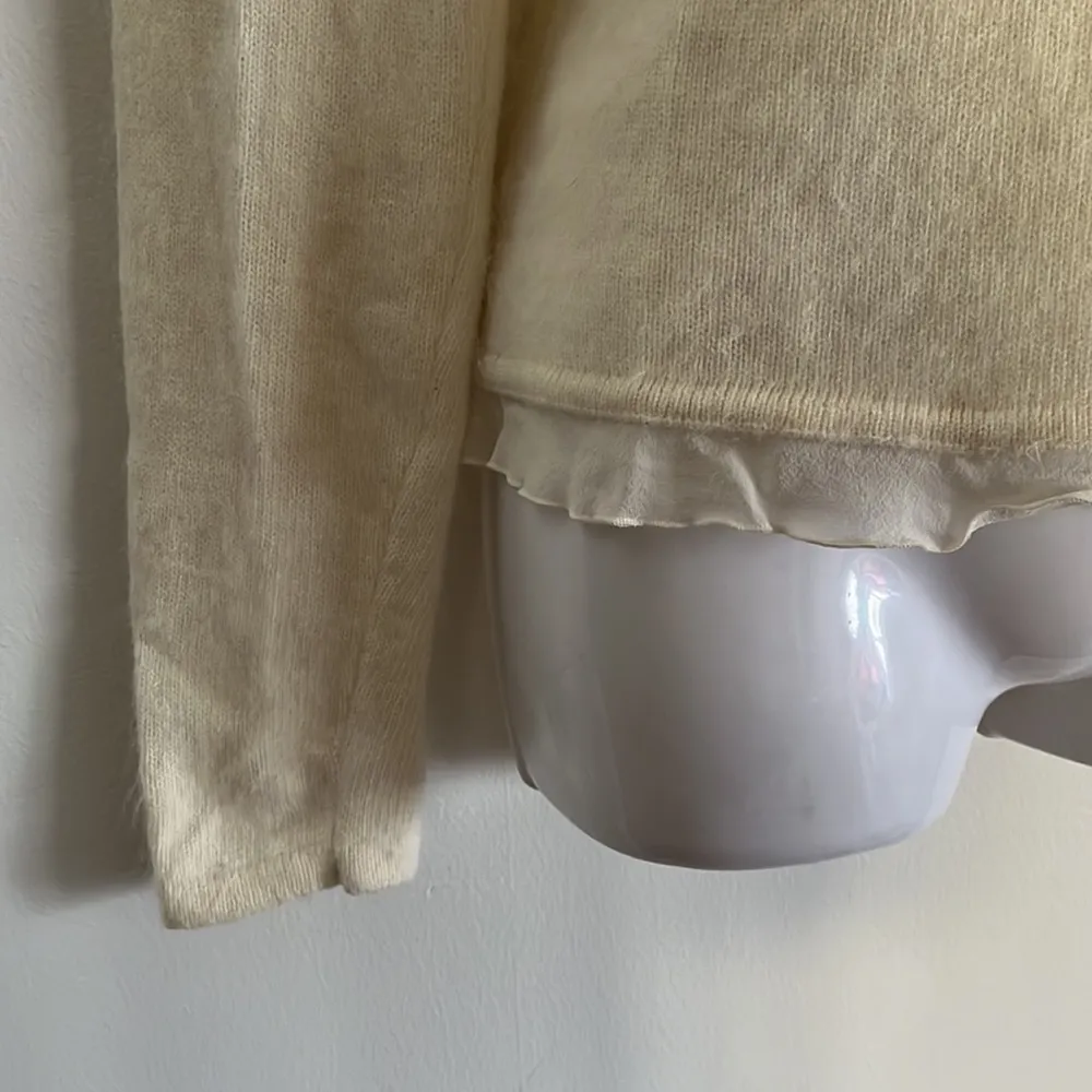 ANGORA The Limited chiffon neck and hem sweater - Image 3