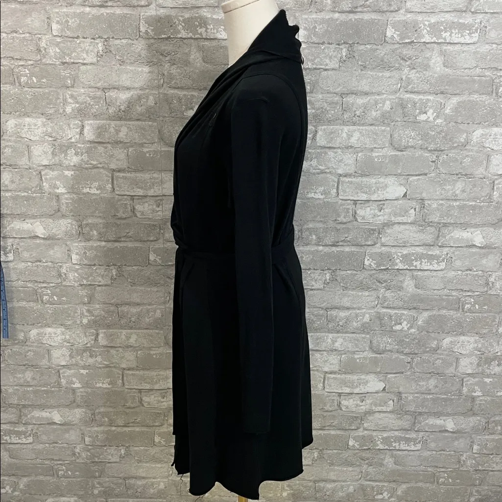 Lunya Black Draped Robe Size M - Image 5