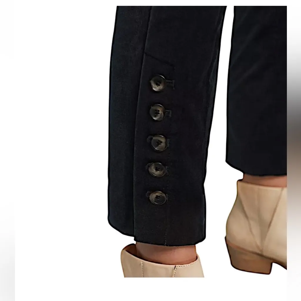 Anthropologie  Black Tapered Trousers - Image 5