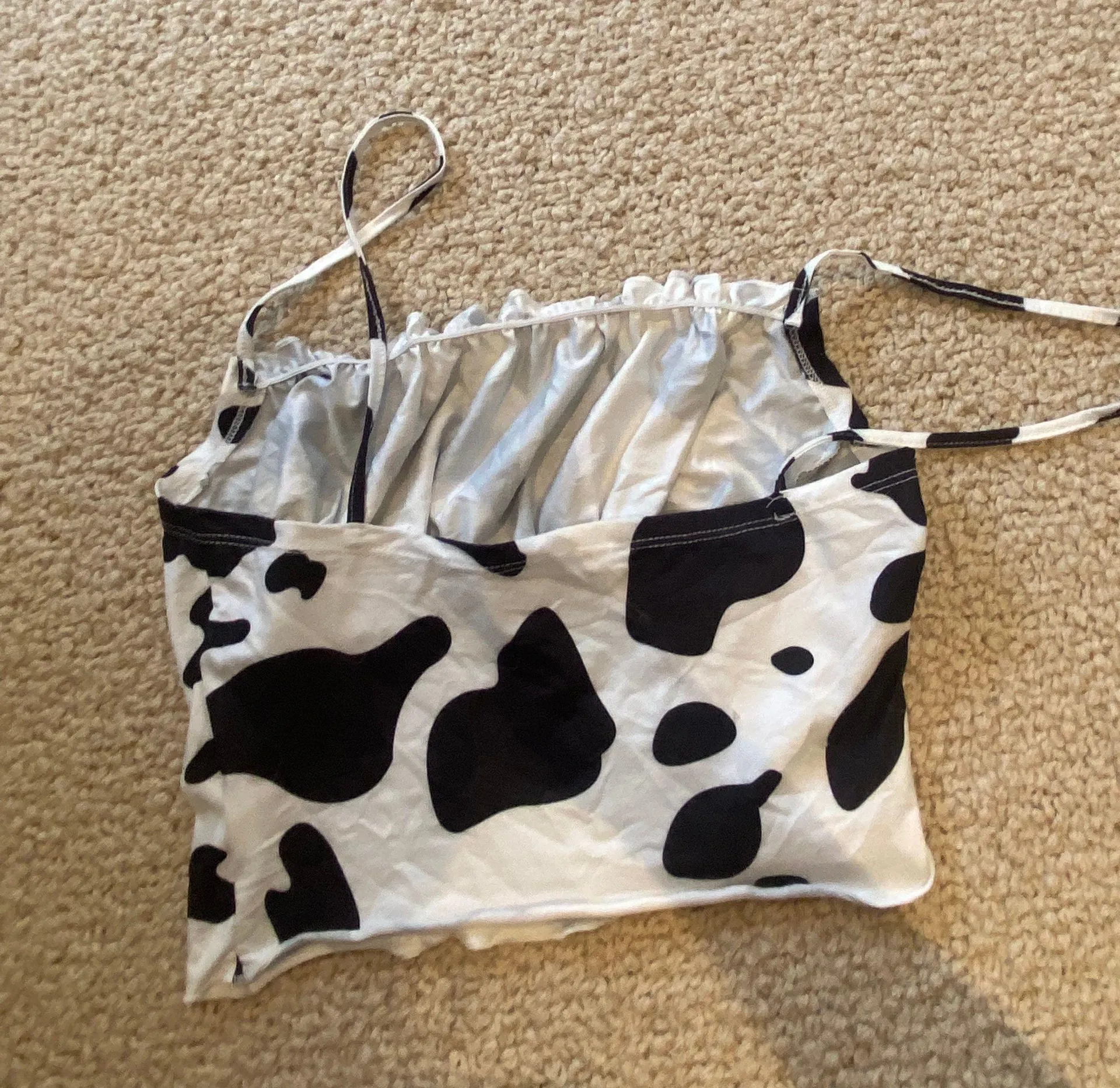 Cow Print Crop Top - Image 2