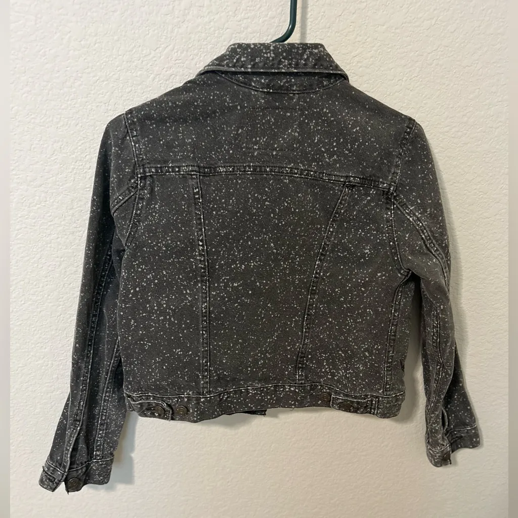 Levi's Gray & White Speckled Denim Jacket Size Small NWOT - Image 2