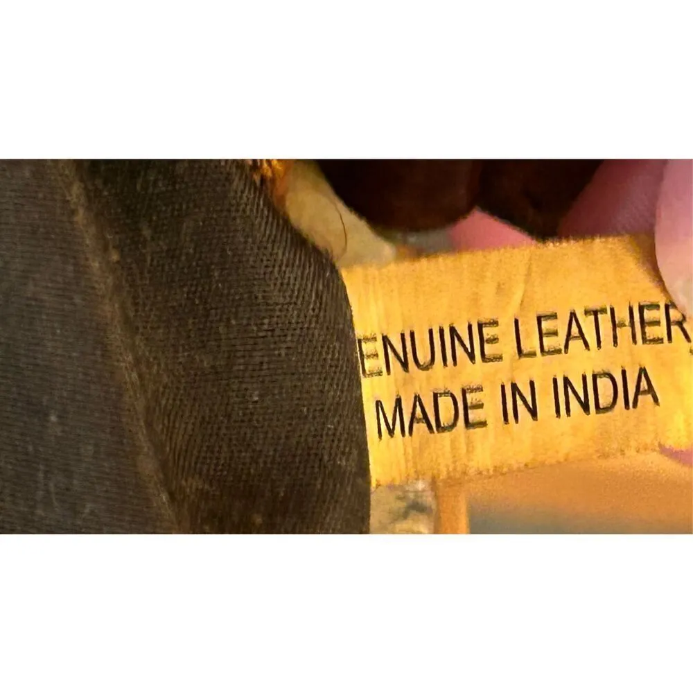 Anthropologie Vilenca Holland Boho Woven Leather Crossbody Bag Purse Natural Brown - Image 16