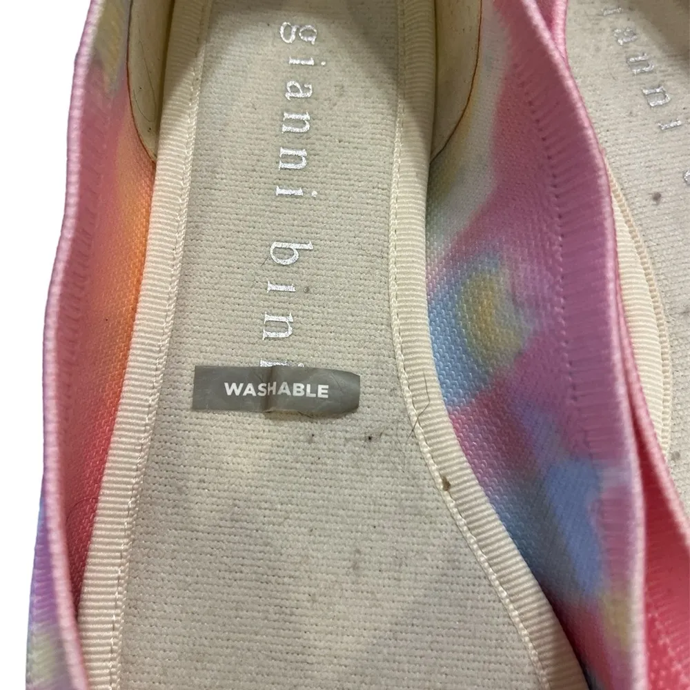 Gianni Bini Pastel Rainbow Tie Dye Ballet Flats - Image 5