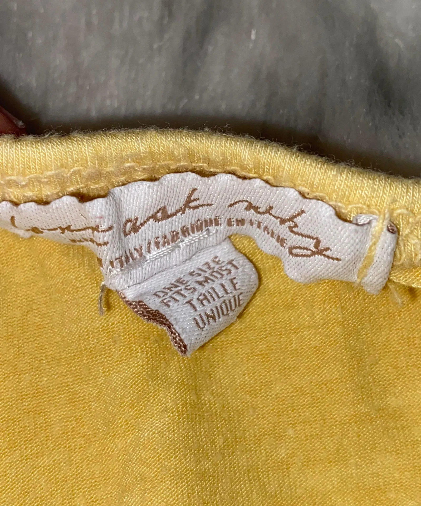 Yellow Tube Top Size 0 - Image 2