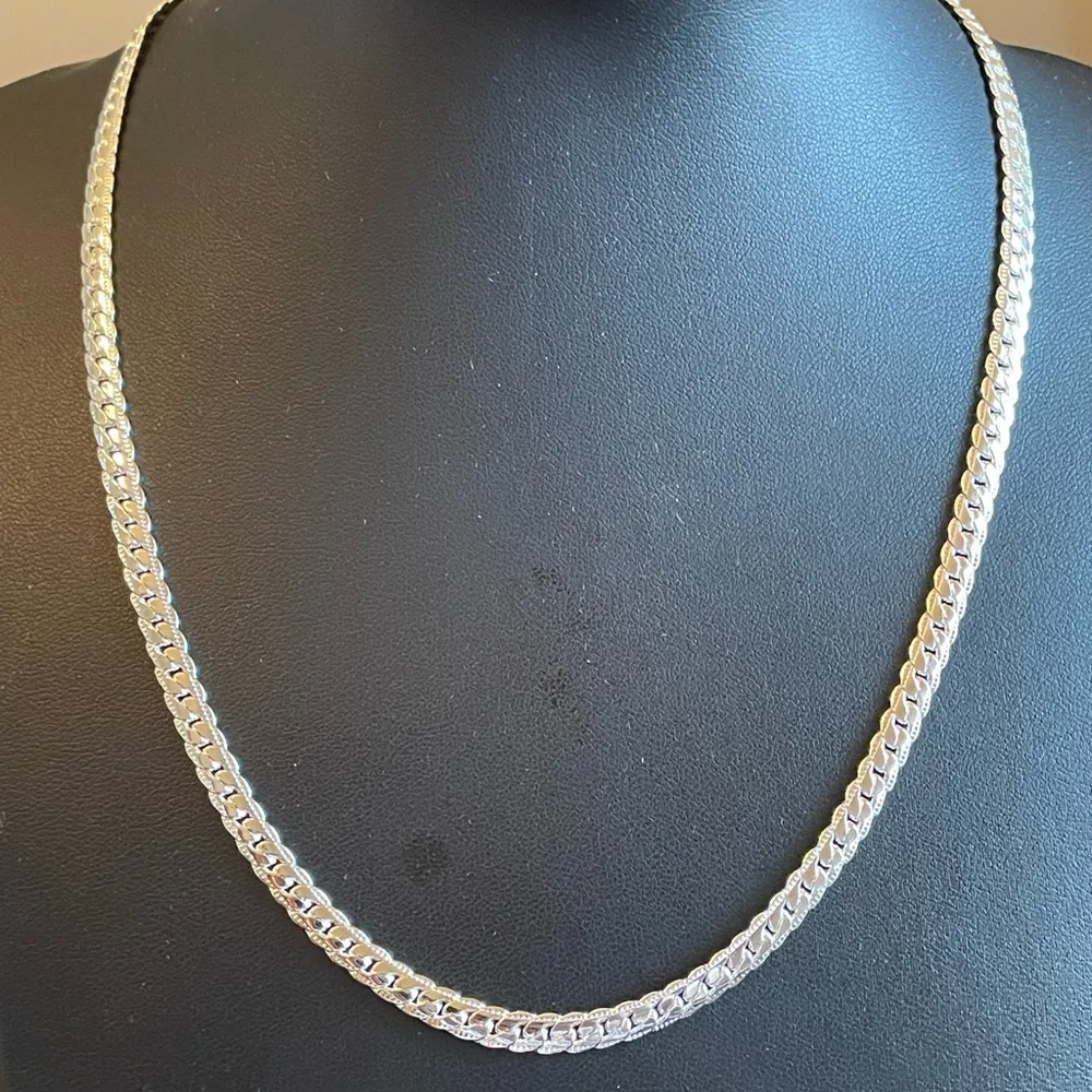 20 inches S925 sterling silver necklace chain - Image 8