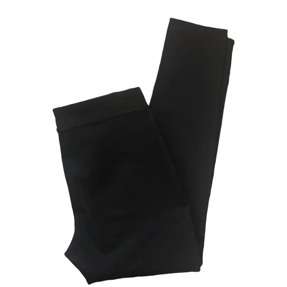 Black Ponte Knit Pull On Slim Pant Sz M Stretch Fall Wardrobe - Image 2